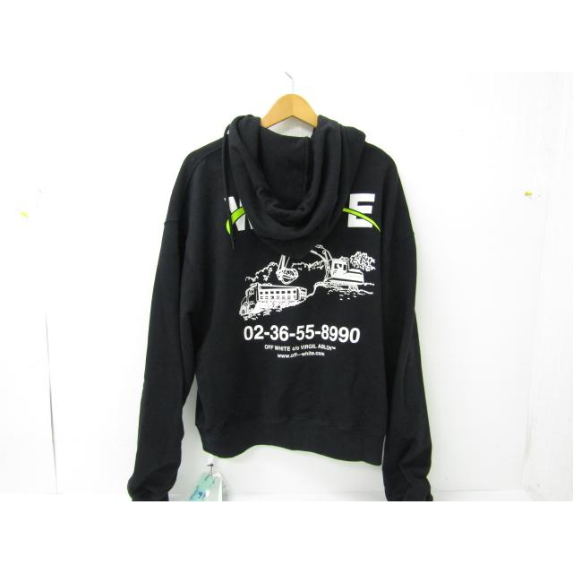 off white（オフホワイト） OFF-WHITE ロゴ パーカー フーディー SIZE