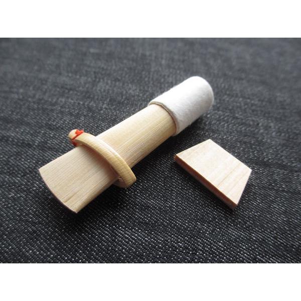 雅楽 篳篥(ヒチリキ) 樹脂製 ケース+盧舌(リード) 3点セット 赤巻 入門