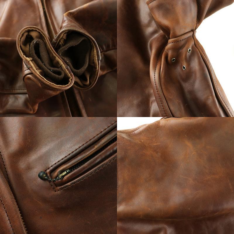 エアロレザー AEROLEATHER ホースハイド レザー ジャケット 革ジャン