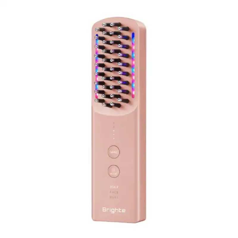 BRIGHTE ブラシ型美顔器 エレキブラシプラス(ELEKI BRUSH＋)ピンク BRT