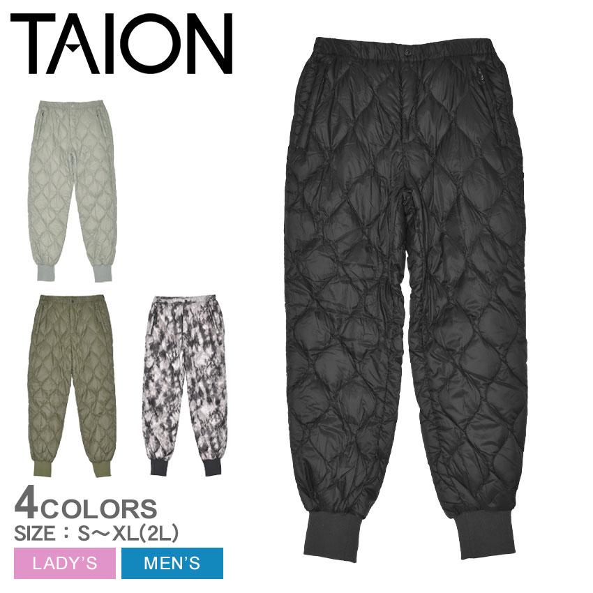 TAION（タイオン） パンツ メンズ レディース ミリタリー ダウンパンツ