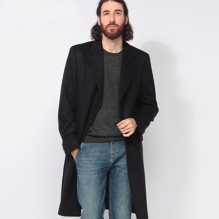 HUGO BOSS（ヒューゴ・ボス） カシミヤ スリムフィット チェスター