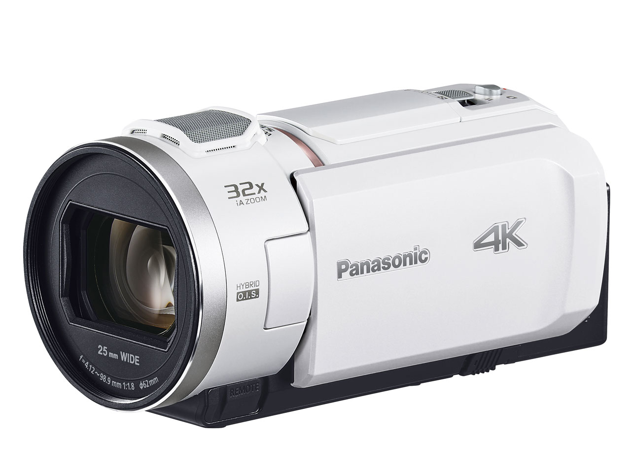パナソニック ビデオカメラ HC-V520M-W （ホワイト） ビデオカメラ本体