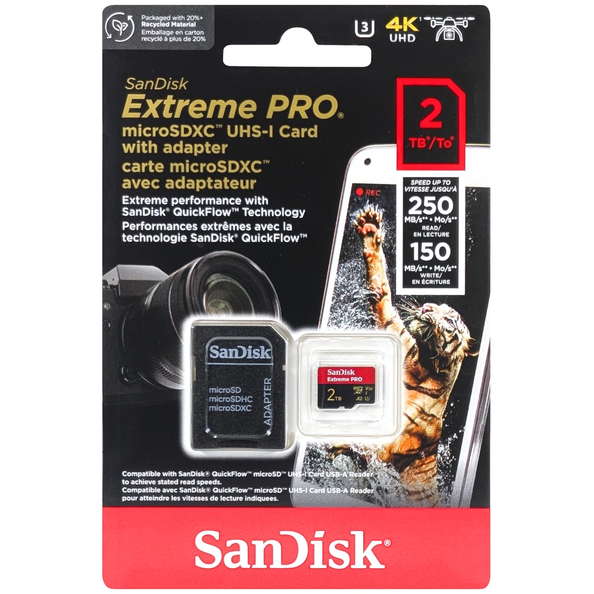 SanDisk Extreme PRO SDSQXCD-1T00-GN6MA （1TB） MicroSDメモリー