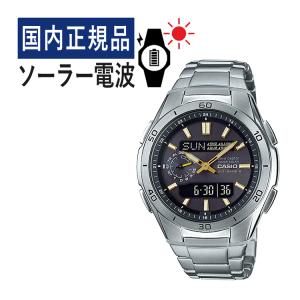 wave ceptor カシオ ウェーブセプター ソーラー電波時計 メタルバンド