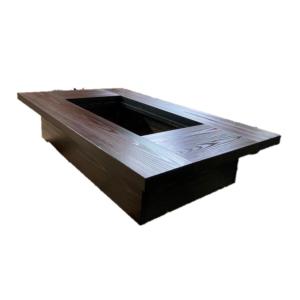 大型囲炉裏テーブル 1400x800x280mm 蓋付 座卓タイプ 無垢材 四国の杉