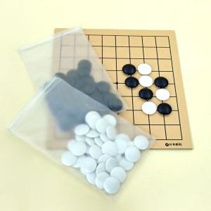 囲碁セット 訳ありの木製9路盤セット（プラ碁石椿）【囲碁将棋専門店の