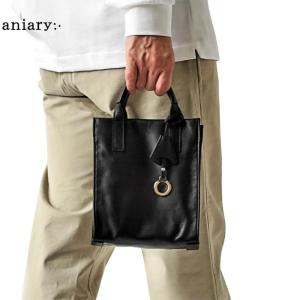 aniary（アニアリ） トートバッグ ミニトート（クロッシングレザー