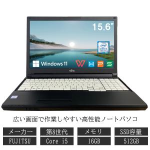 富士通（FUJITSU） ノートパソコン Office搭載 新品 同様 windows11