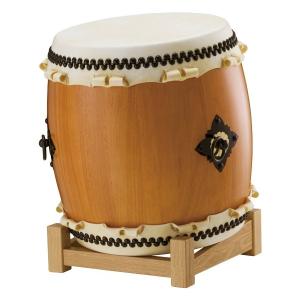 ゼンオン 盆踊り お祭り 合成けやき 宮太鼓 1尺4寸 直径42cm 長胴太鼓