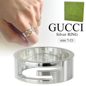 GUCCI（グッチ） 指輪 ブランデッドレギュラー Gリング スターリング