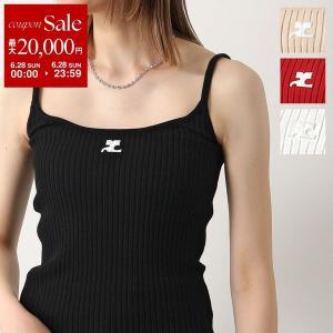 courreges（クレージュ） タンクトップ BUCKLE 90S RIB