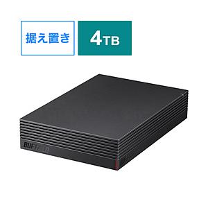 BUFFALO（バッファロー） HD-CD4U3-BA 外付けHDD ブラック ［4TB