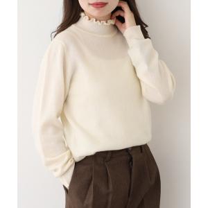 ニット セーター カシミヤ100％ ふんわり ハイネック プルオーバー