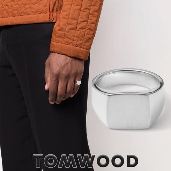 TOM WOOD（トムウッド） Mini Signet Cushion リング メンズ
