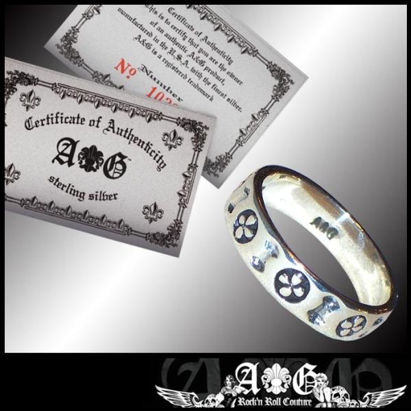 エーアンドジー 【セール】 A&G メンズ シルバー リング 指輪 Sterling