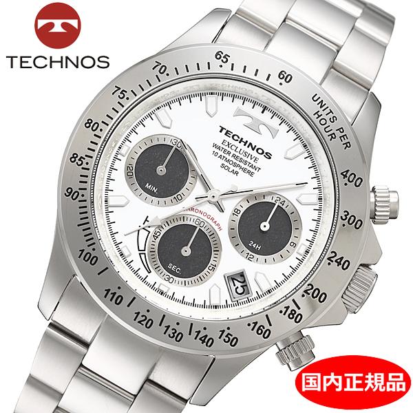 TECHNOS（テクノス） 【テクノス】 ソーラーウォッチ 太陽電池 腕時計