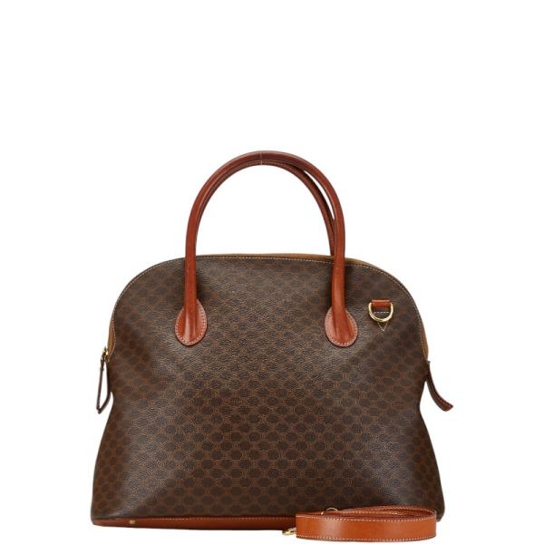 CELINE（セリーヌ） マカダム ボストンバッグ ショルダーバッグ 2WAY