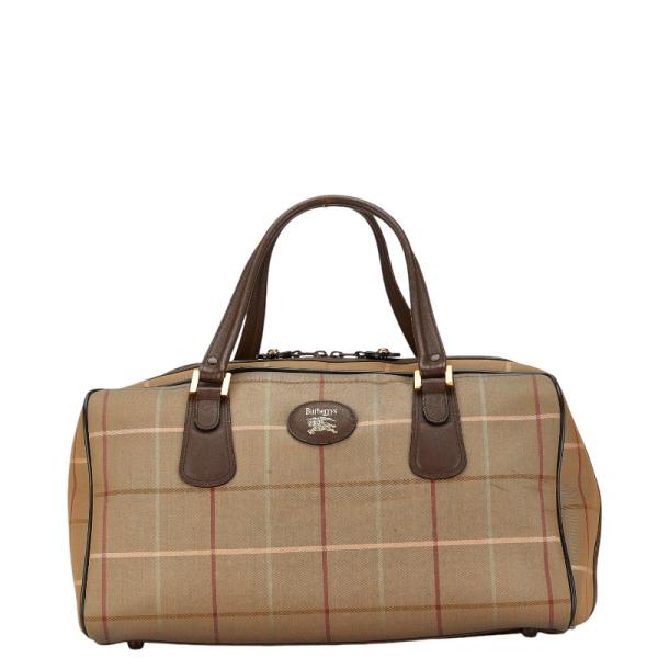 BURBERRY（バーバリー） チェック ボストンバッグ トラベルバッグ 旅行