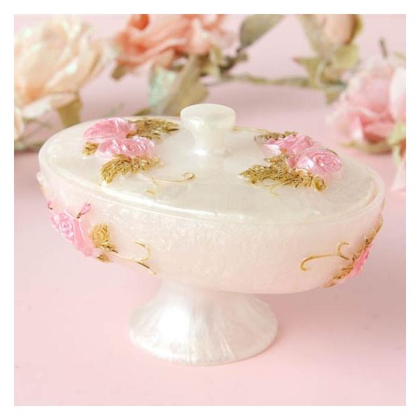 売り尽くしセール】バラ雑貨 薔薇小物 ローズ柄 小物入れ ケース 卓上