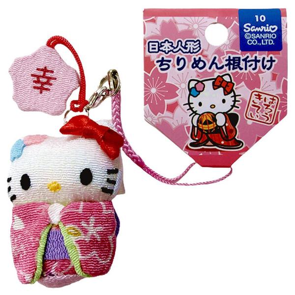 Hello Kitty 根付け いちご日和 み*き様 Hello Kitty 根付け いちご日
