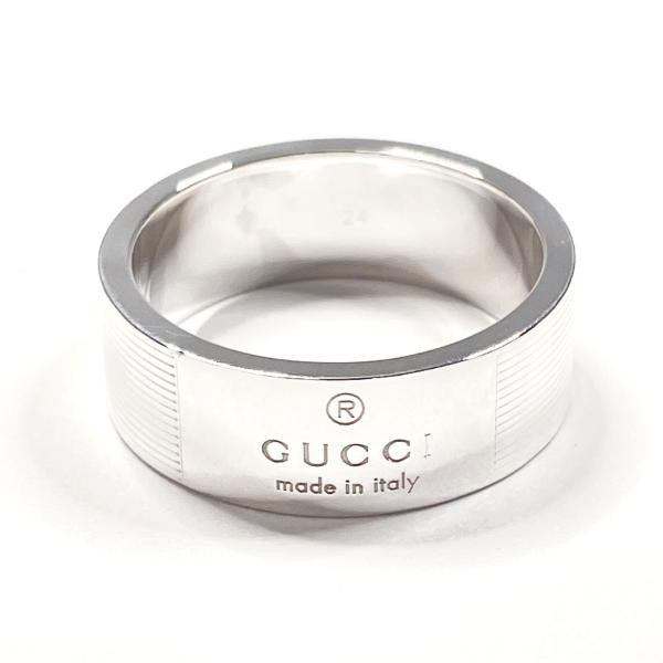 GUCCI（グッチ） 22号 リング・指輪 ロゴ シルバー925 シルバー ＃24