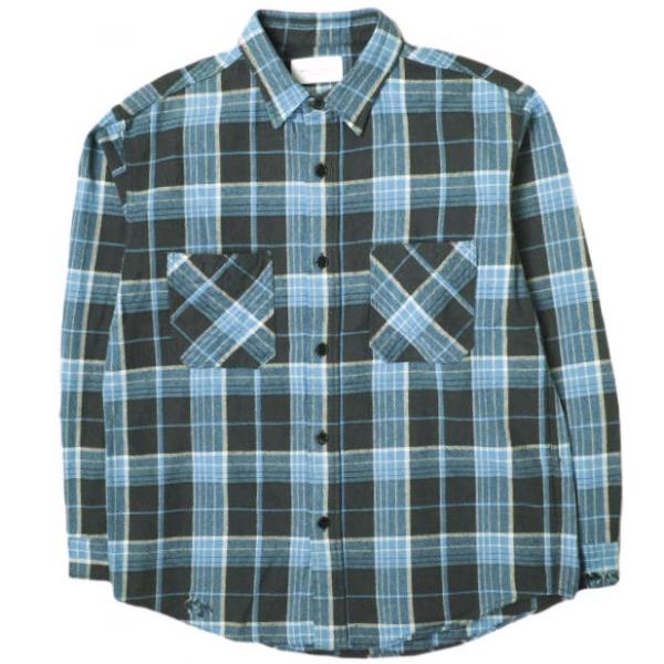 UNUSED アンユーズド 22AW 日本製 Damaged check shirt シルクコットン