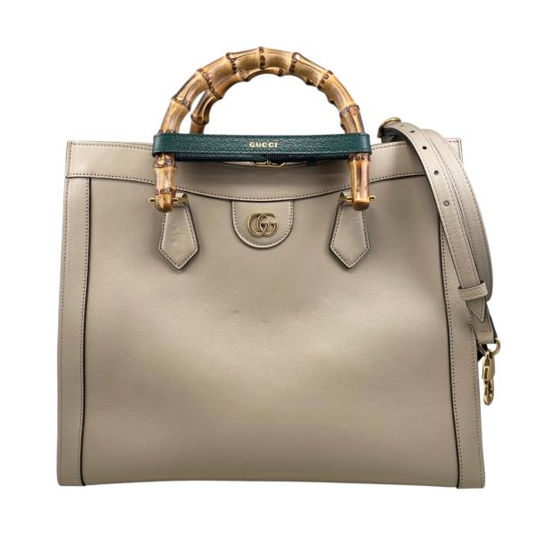 GUCCI（グッチ） トートバッグ ダイアナ バンブー 655658 レザー