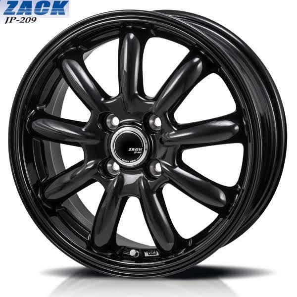 アルミホイール｜ZACK JP-209｜12インチ×4.0〈4枚〉｜軽自動車用