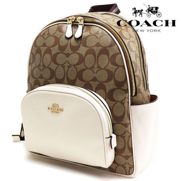 COACH（コーチ） リュック レディース バックパック バッグ カーキ