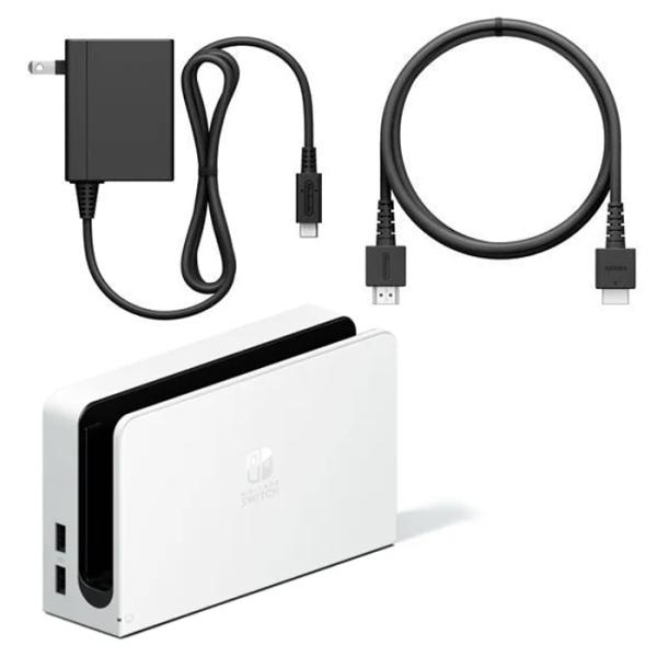 Nintendo Switch 有機ELモデル ドックセット ホワイト 有線LAN 純正品