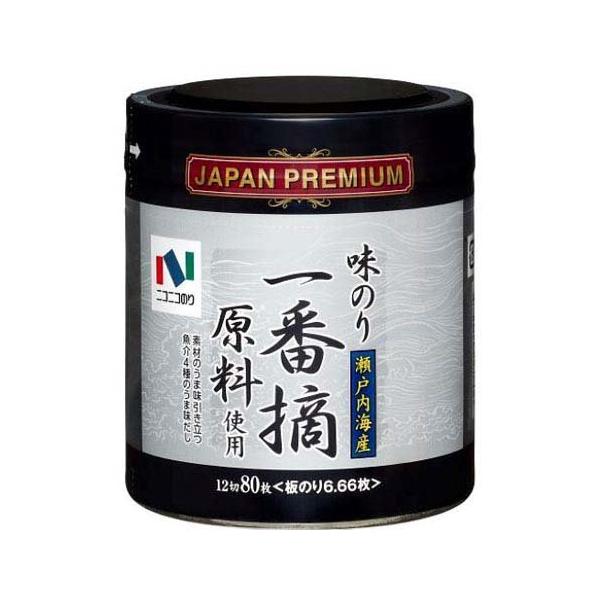 瀬戸内海産 一番摘原料使用味のり卓上 ( 12切×80枚入 ) : 爽快ドラッグ