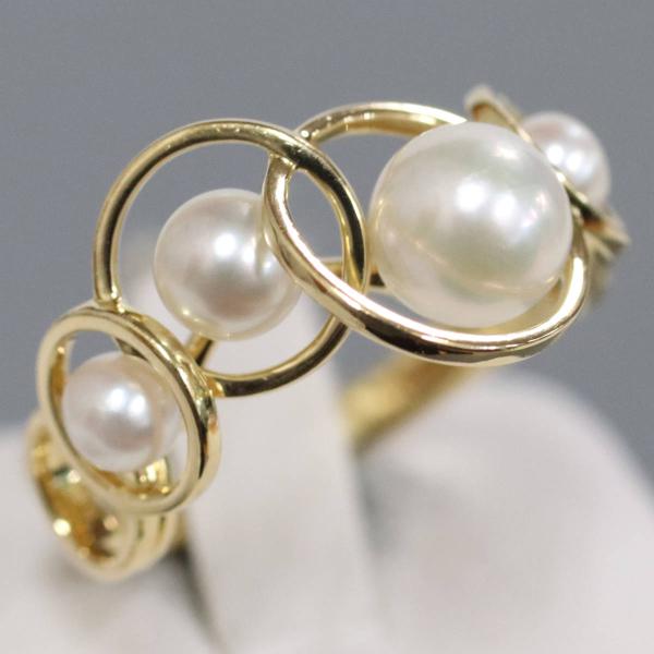 TASAKI（タサキ） 750パールリング #14 4.2gエニーマリング イエロー