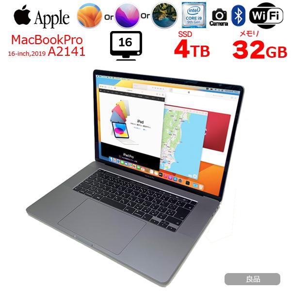 MacBook Pro Apple 16inch MVVK2J/A A2141 2019 選べるOS TouchBar