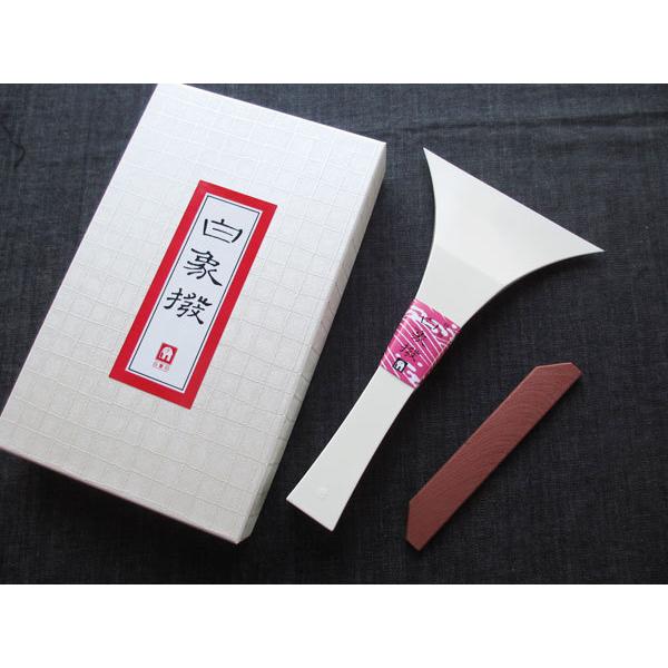 三味線撥(三味線バチ) 白象 地唄用 【七五】 練習用 プラスチック(プラ