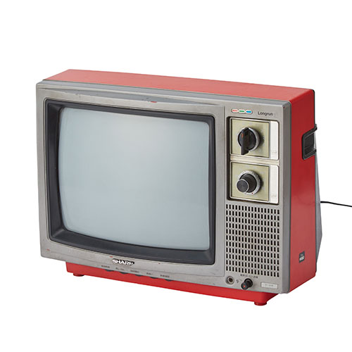 レンタル情報|小道具のElectronics小型テレビ レッド|EASE