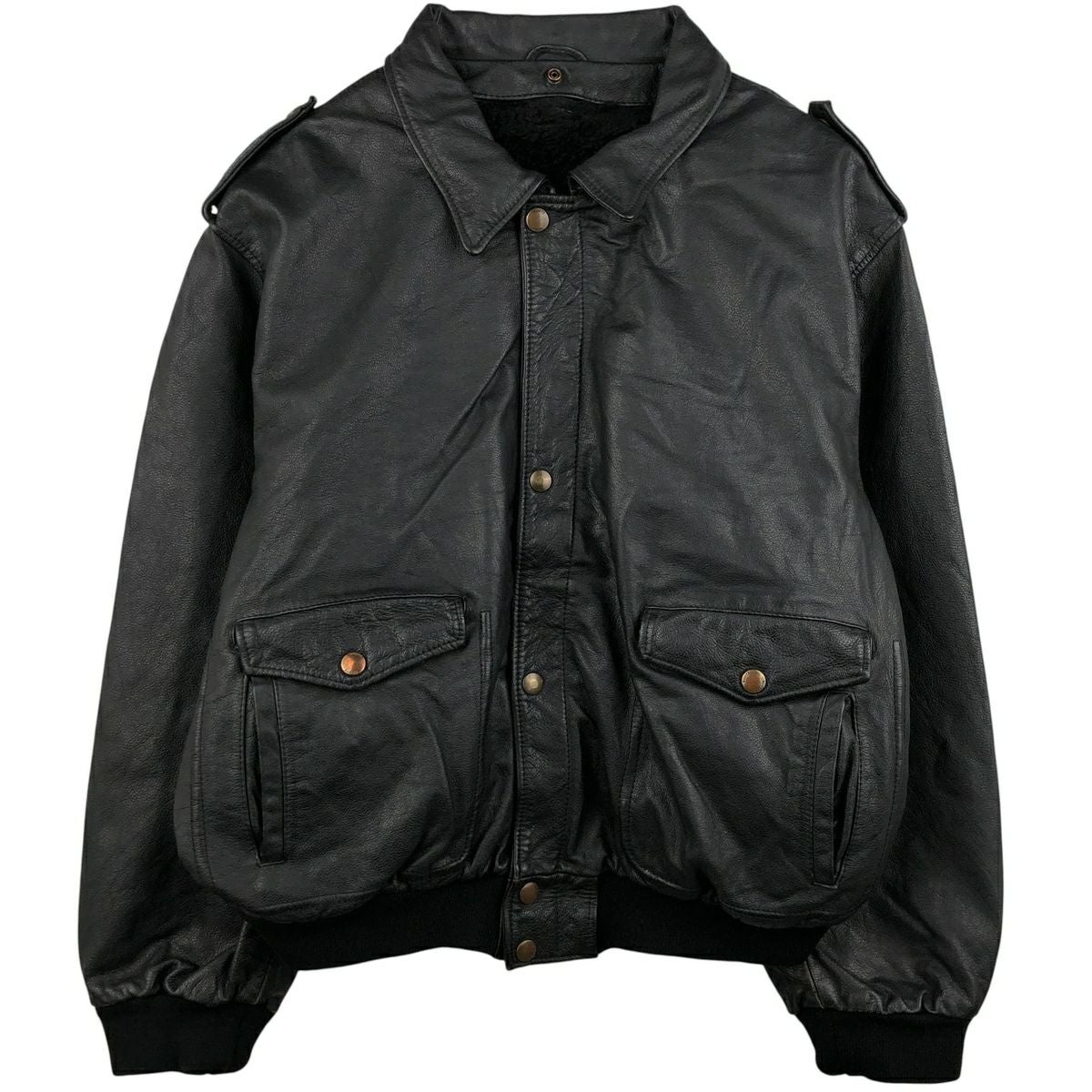 古着 ショット SCHOTT A-2タイプ レザーフライトジャケット イタリア製