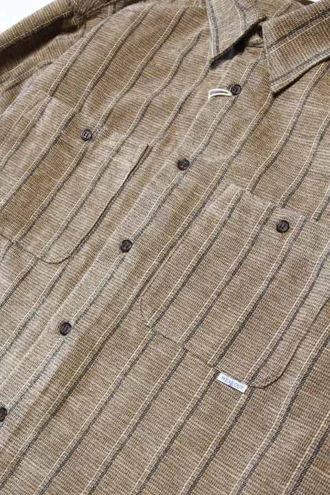 Sugar & Co.」Moleskin Stripe Drop Shirt シュガーアンドカンパニー