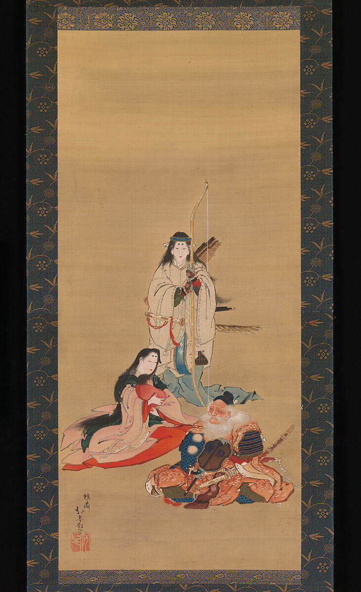 神功皇后図 The Legendary Empress Jingū】江戸時代‐蛟斎北岑