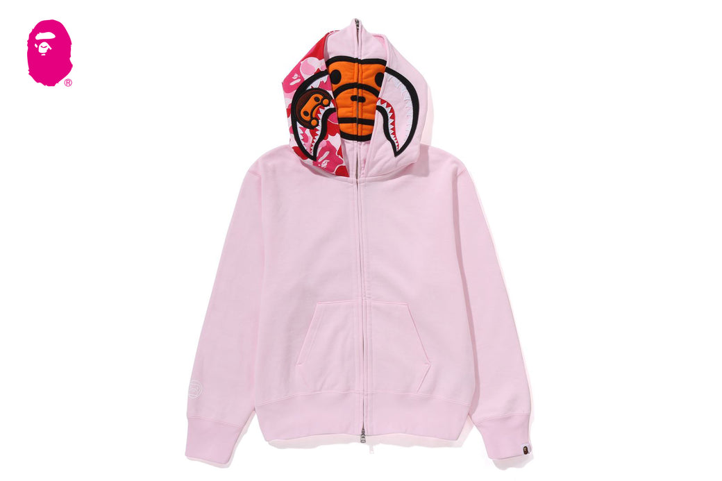MILO SHARK FULL ZIP DOUBLE HOODIE | bape.com