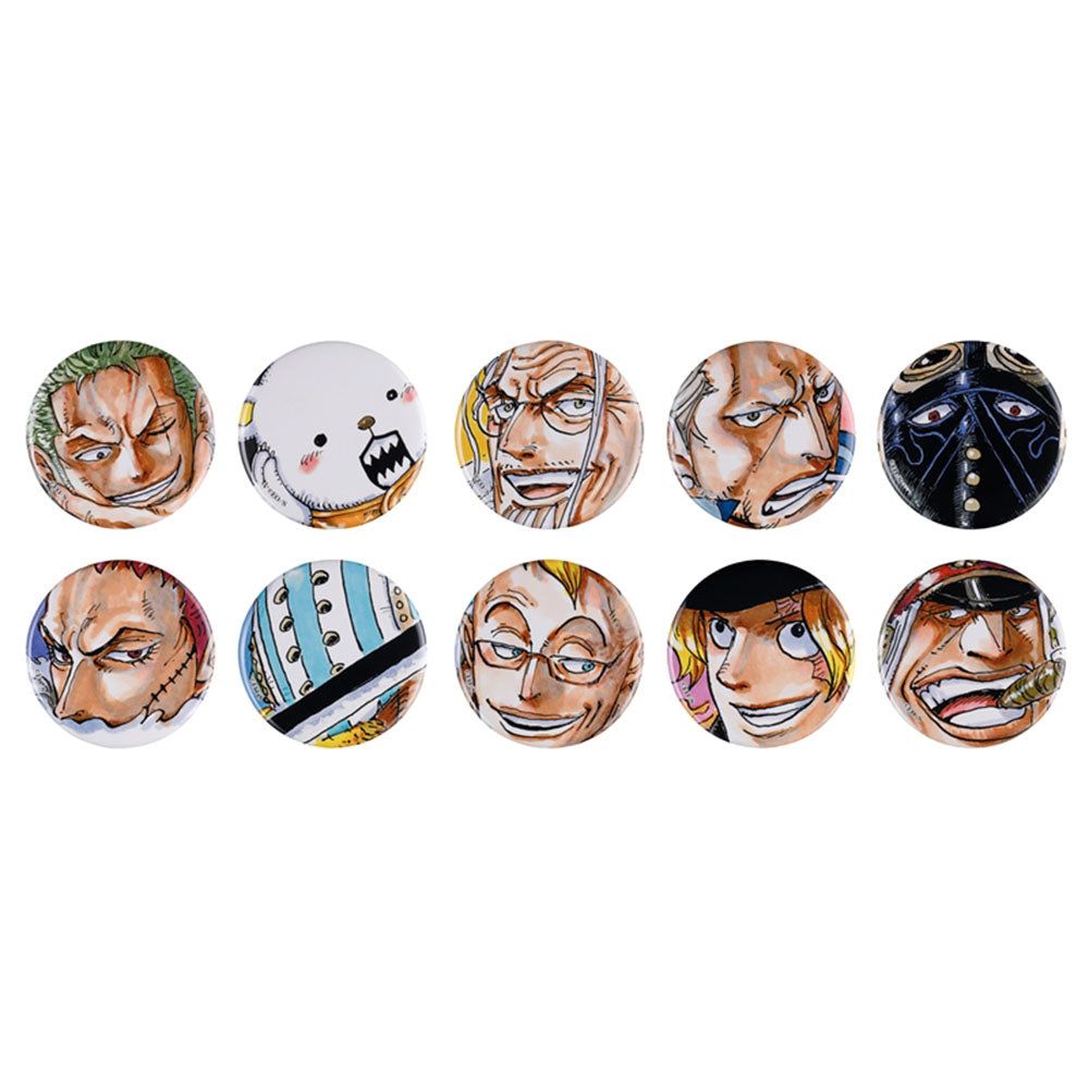 ワンピース オールフェイス缶バッジ 麦わらの一味セット3 ONE PIECE