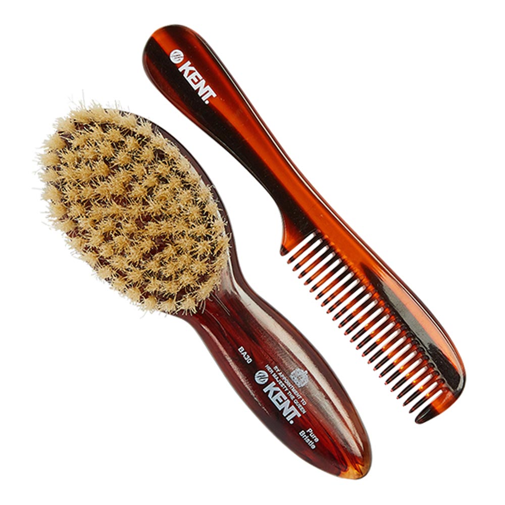 ベビー エクストラソフトヘアブラシ & ハンドメイドコーム BA30 《G.B.