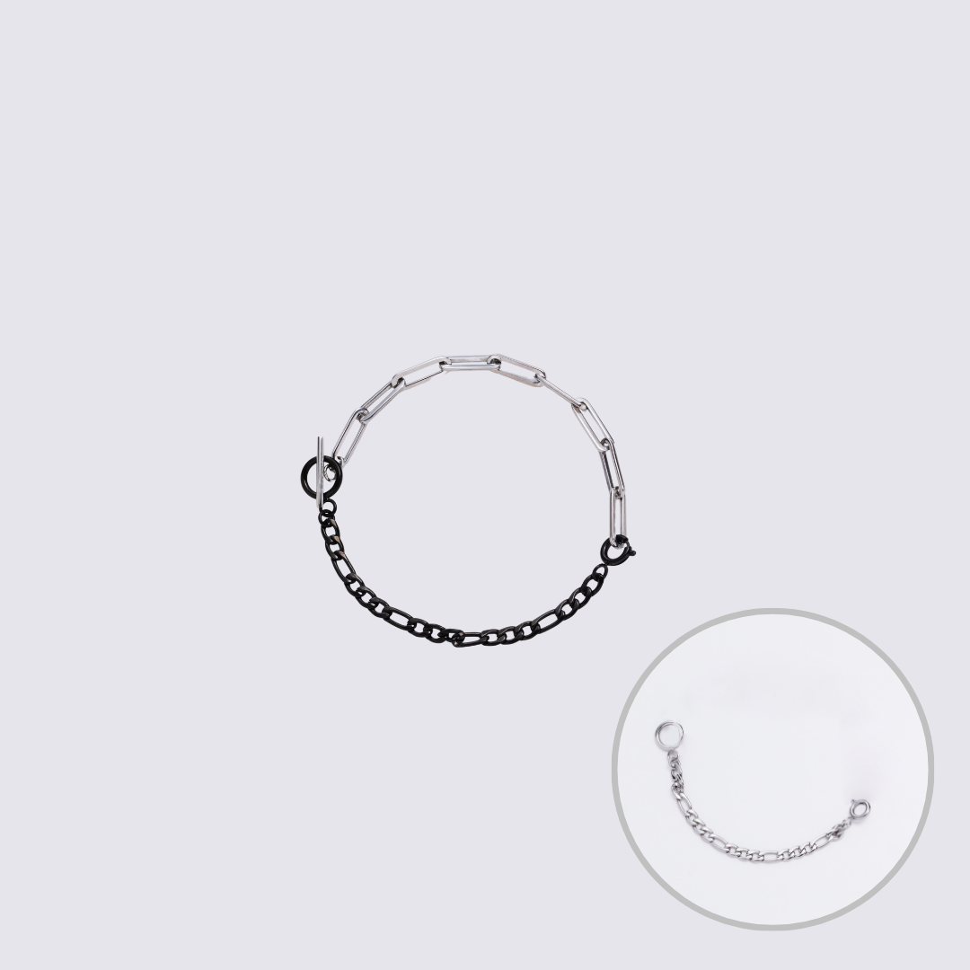 カスタムジュエリー ブレスレット Silver ベースチェーン Mサイズ