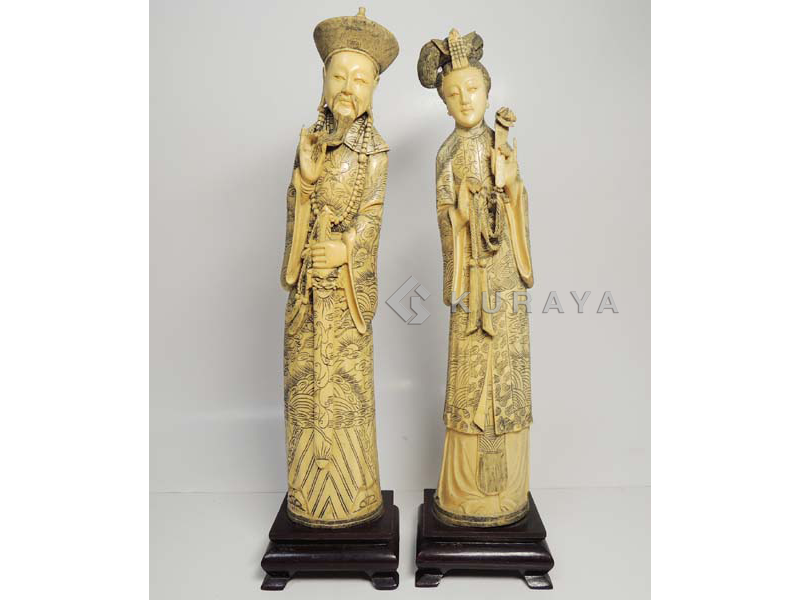 茨城県笠間市 骨董品の買取｜中国美術 象牙彫刻｜掛け軸 書画など中国