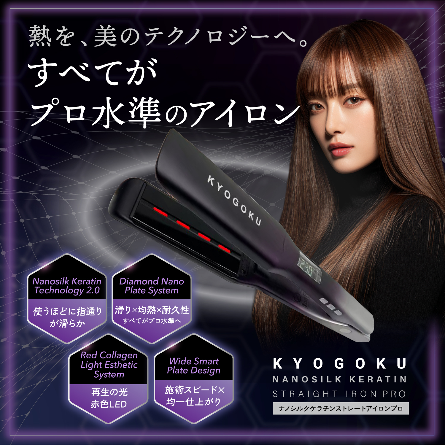 Kyogoku Professional / KYOGOKU ナノシルクケラチン ストレート