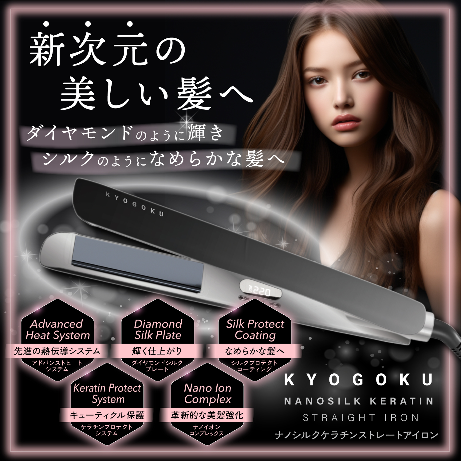 Kyogoku Professional / KYOGOKU ナノシルクケラチン ストレート