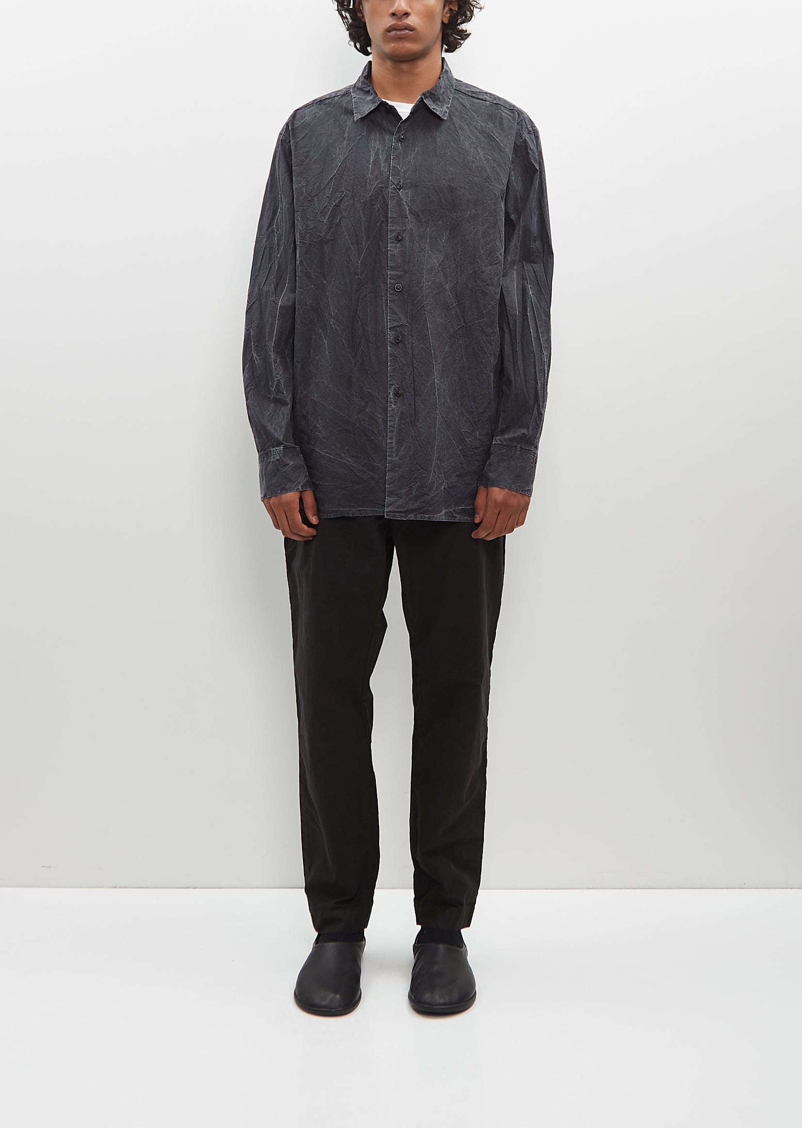 Print Big Raccourcie Shirt – La Garçonne
