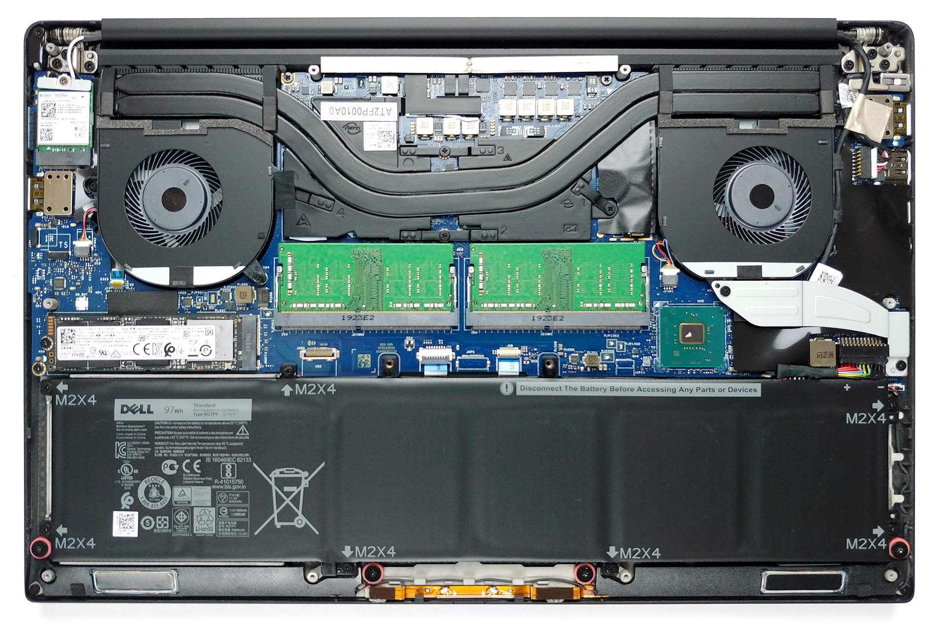 Inside Dell XPS 15 7590 - disassembly and upgrade options