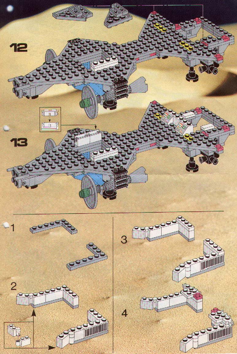 LEGO Instructions for set 6929 Starfleet Voyager, Space - Classic