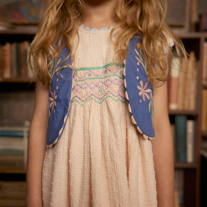 Apolina（アポリナ）2026SS GIGI MIDI DRESS - blush - キッズ
